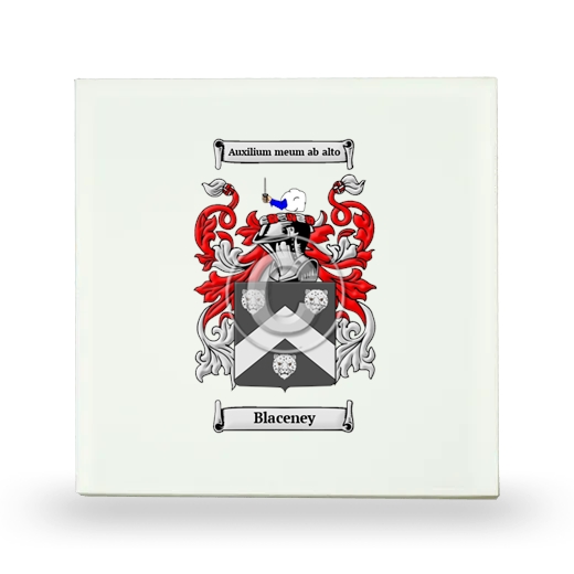 Blaceney Small Ceramic Tile with Coat of Arms
