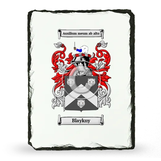 Blaykny Coat of Arms Slate