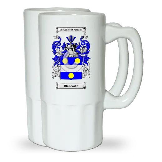 Blancarte Pair of Beer Steins