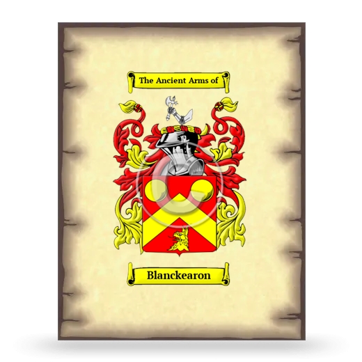 Blanckearon Coat of Arms Print