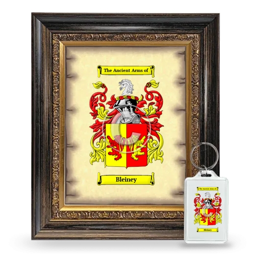 Bleiney Framed Coat of Arms and Keychain - Heirloom