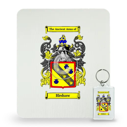 Bledsaw Mouse Pad and Keychain Combo Package