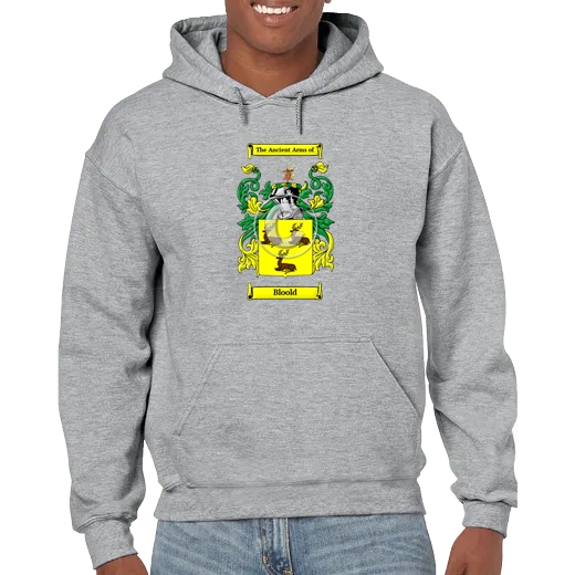 Bloold Grey Unisex Coat of Arms Hooded Sweatshirt