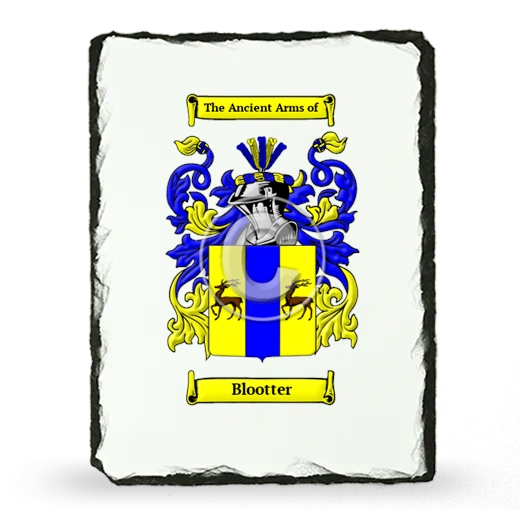 Blootter Coat of Arms Slate