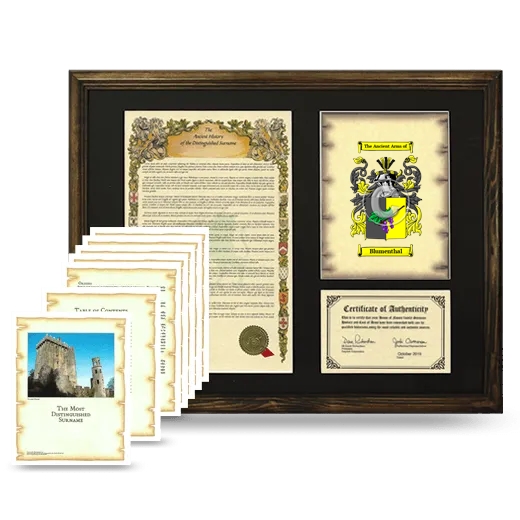 Blumenthal Framed History And Complete History- Brown
