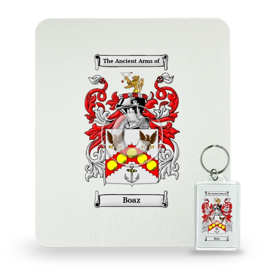 Boaz Mouse Pad and Keychain Combo Package