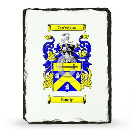 Boudy Coat of Arms Slate