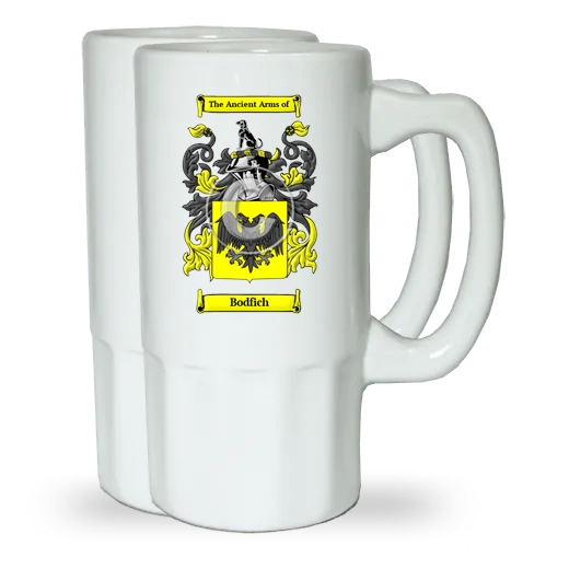 Bodfich Pair of Beer Steins