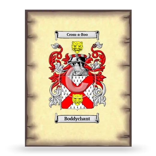 Boddychant Coat of Arms Print