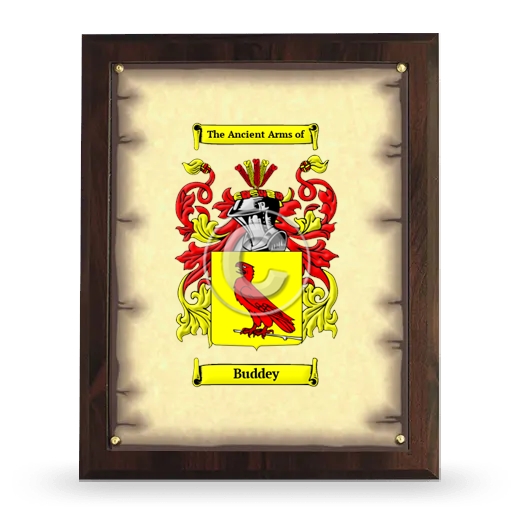 Buddey Coat of Arms Plaque