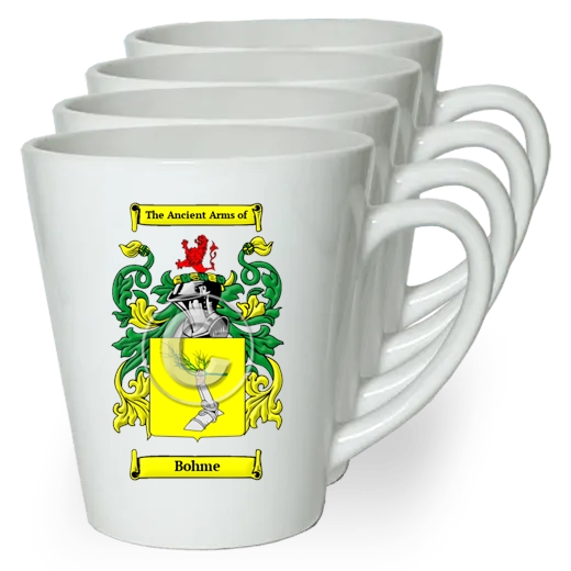 Bohme Set of 4 Latte Mugs