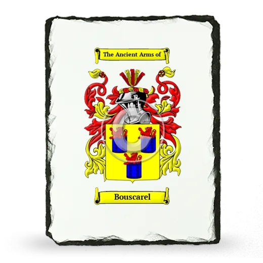 Bouscarel Coat of Arms Slate