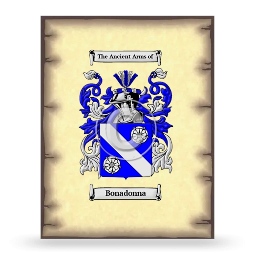 Bonadonna Coat of Arms Print