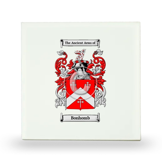 Bonhomb Small Ceramic Tile with Coat of Arms