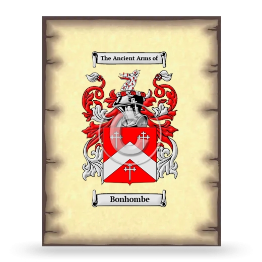 Bonhombe Coat of Arms Print