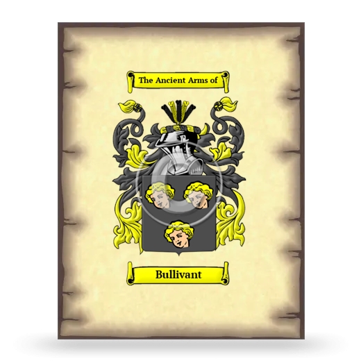 Bullivant Coat of Arms Print