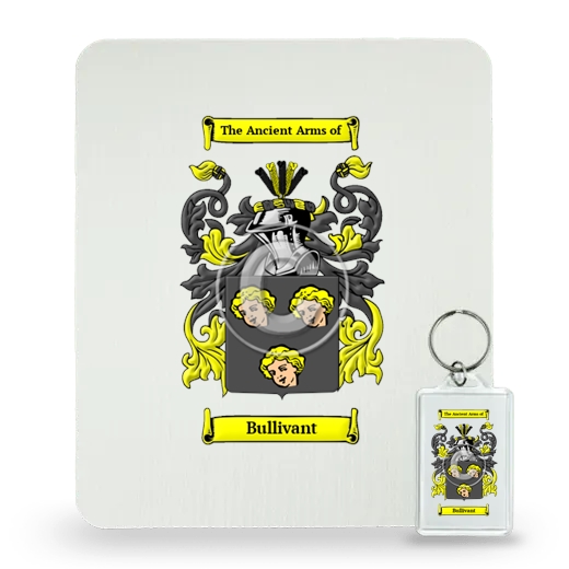 Bullivant Mouse Pad and Keychain Combo Package