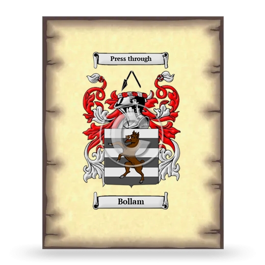 Bollam Coat of Arms Print