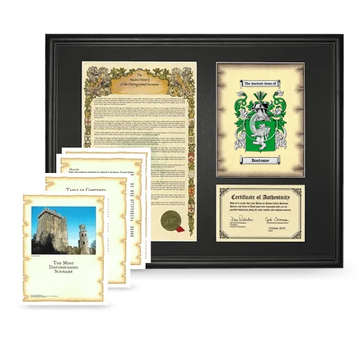 Bostome Framed History And Complete History- Black