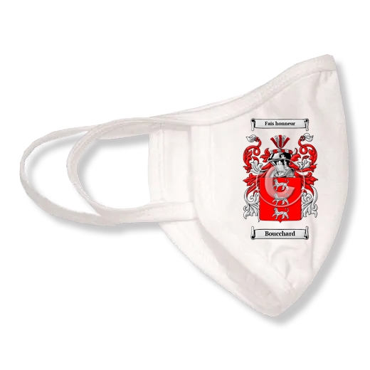 Boucchard Coat of Arms Face Mask