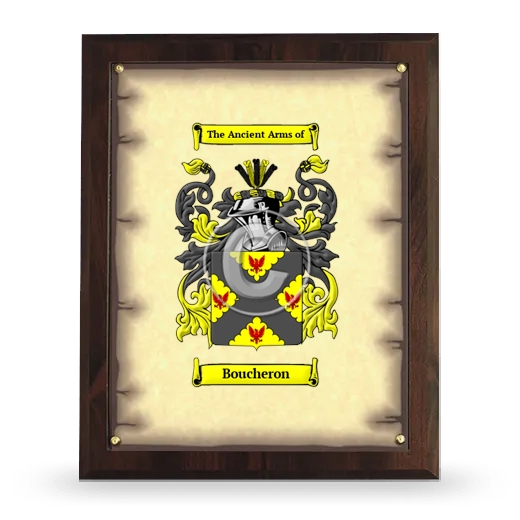 Boucheron Coat of Arms Plaque