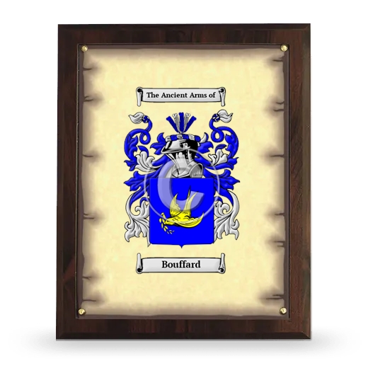 Bouffard Coat of Arms Plaque