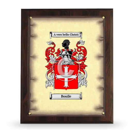 Bouile Coat of Arms Plaque