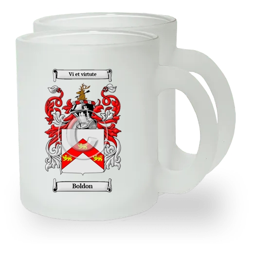 Boldon Pair of Frosted Glass Mugs