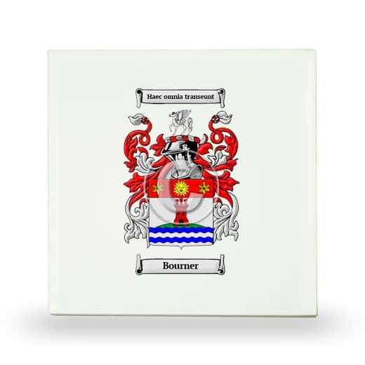 Bourner Small Ceramic Tile with Coat of Arms