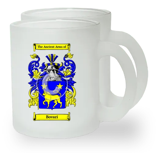 Bovari Pair of Frosted Glass Mugs