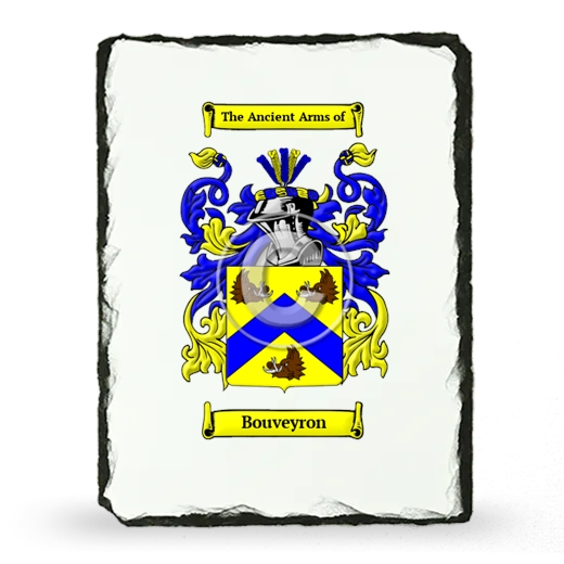 Bouveyron Coat of Arms Slate