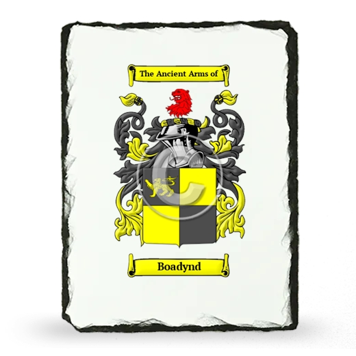 Boadynd Coat of Arms Slate