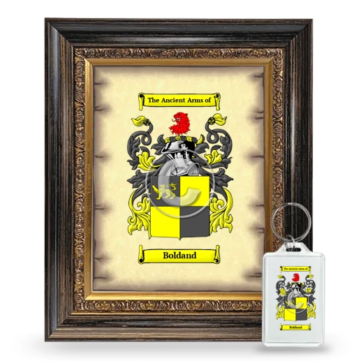 Boldand Framed Coat of Arms and Keychain - Heirloom