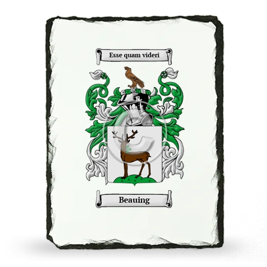 Beauing Coat of Arms Slate