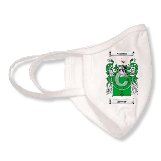 Bowrey Coat of Arms Face Mask