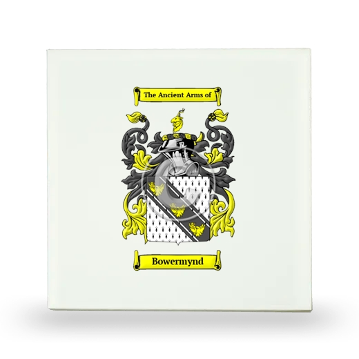 Bowermynd Small Ceramic Tile with Coat of Arms