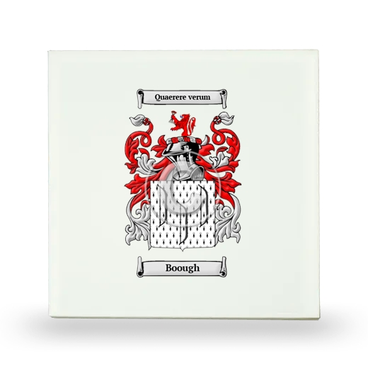 Boough Small Ceramic Tile with Coat of Arms