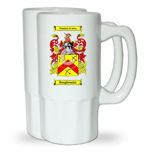 Boughemint Pair of Beer Steins