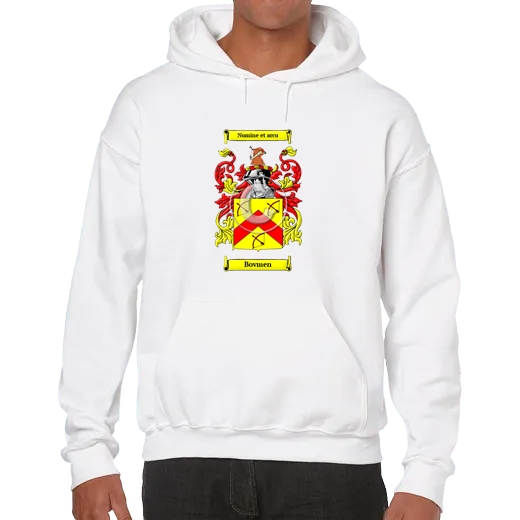 Bovmen Unisex Coat of Arms Hooded Sweatshirt