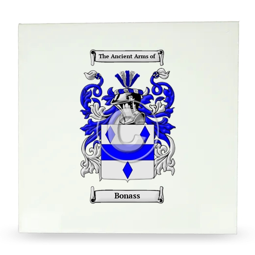 Bonass Large Ceramic Tile with Coat of Arms