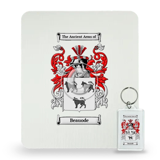 Beauode Mouse Pad and Keychain Combo Package