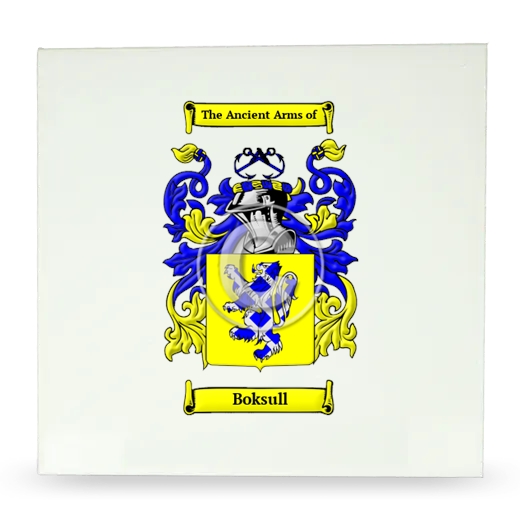 Boksull Large Ceramic Tile with Coat of Arms