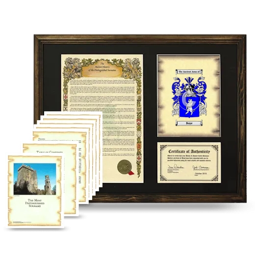 Boye Framed History And Complete History- Brown