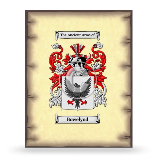 Bowelynd Coat of Arms Print