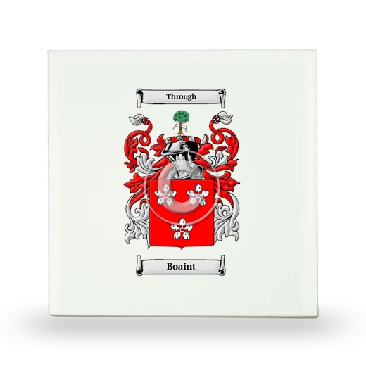 Boaint Small Ceramic Tile with Coat of Arms