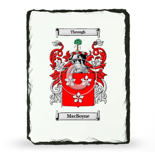 MacBoyne Coat of Arms Slate