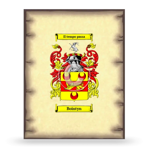 Bointyn Coat of Arms Print