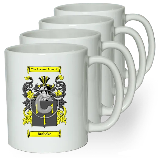 Brabeke Coffee mugs (set of four)