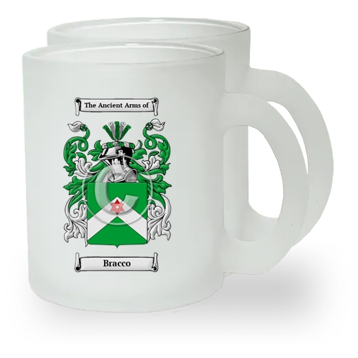 Bracco Pair of Frosted Glass Mugs