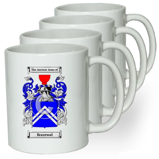 Brazewal Coffee mugs (set of four)